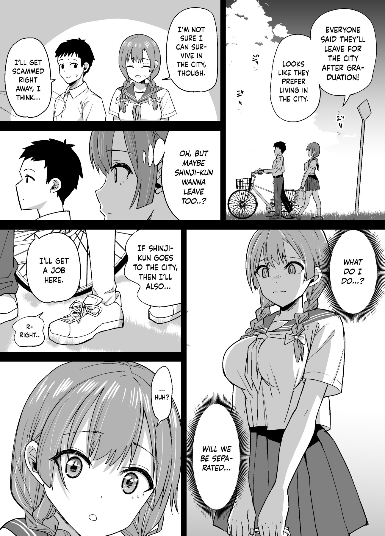 Hentai Manga Comic-In the countryside, a cute girlfriend is taken over by a delinquent senior.-Read-17